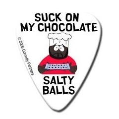 SOUTH PARK Suck My Chocolate Salty Balls -plektra-